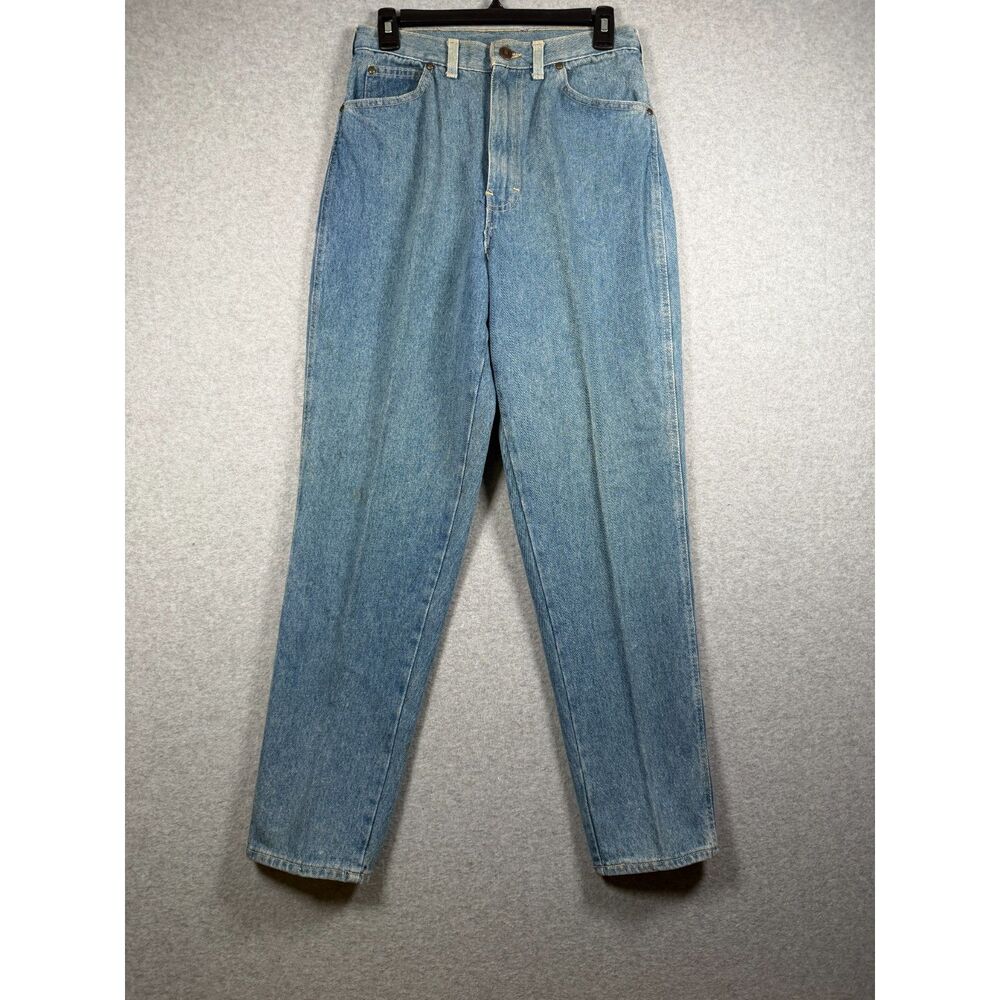 Vintage PS Gitano Womens 12 Regular High Rise Mom Jeans Light Wash 3943